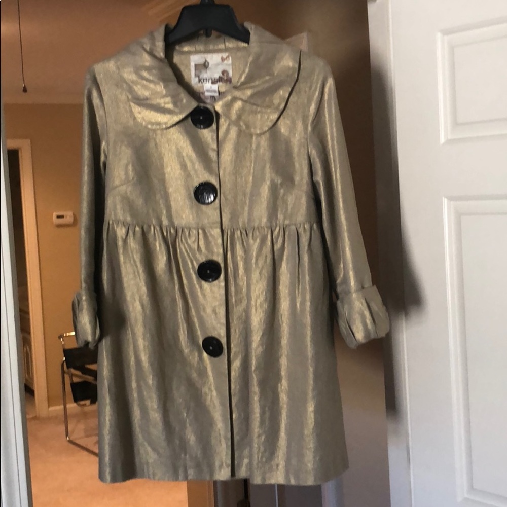 Kensie metallic linen, size large jacket.